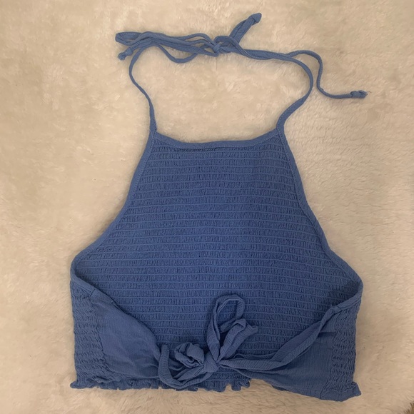 Baby Blue Crop Top - Picture 2 of 2